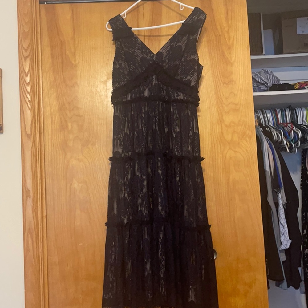Maggy London Navy Lace Dress